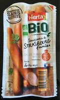 Saucisses de strasbourg fumées bio conservation sans nitrites