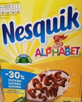 Nesquik alphabet