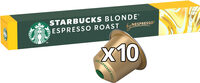 STARBUCKS By Nespresso Blonde Espresso Roast 10 capsules