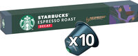 STARBUCKS By Nespresso Espresso Roast Décaféiné 10 capsules