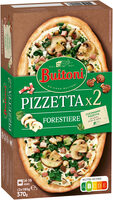 BUITONI PIZZETTA pizza surgelée Forestière 2X185g