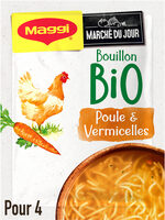 MAGGI BIO Bouillon de Poule aux Vermicelles - Sachet de 65g