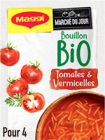 MAGGI BIO Bouillon Tomates Vermicelles - Sachet de 70g