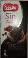 Nestlé Sin azúcares añadidos 85% negro intenso