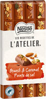 NESTLE L'ATELIER Tablette Chocolat lait muesli - 170g