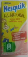Nesquik all natural batido de fresa