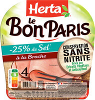 Le Bon Paris à la broche -25% de sel