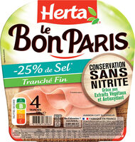LE BON PARIS Jambon cons.ss nitrite sel réduit