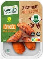 GARDEN GOURMET Sensational Cru à Cuire Epicée Soja & Paprika 180g