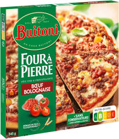 BUITONI FOUR A PIERRE Pizza surgelée Bœuf Bolognaise 345g