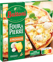 BUITONI FOUR A PIERRE Pizza surgelée 4 Fromages 330g