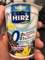Hirz Jogurt, Brombeer Vanille 0.1% Fett, Brombeer ...