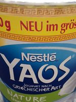 Yaos yaourt nature non sucré