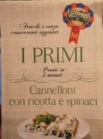 Cannelloni con ricotta e spinaci