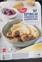 Boulettes de viande avec purée