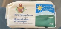 Beurre de choix de la montagne