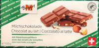 Chocolat au lait aux éclats de noisettes