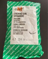 Chewing gum spearmint