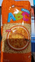 Buchstabenpasta