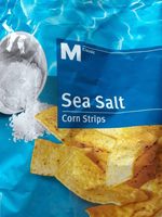 Sea salt corn strips