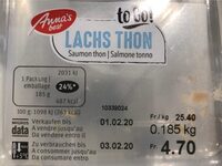 Duo Canapé Saumon/Thon