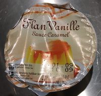 Flan vanille sauce caramel