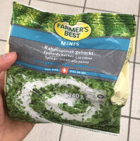 Épinards hachés à la crème