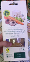 Médaillon de légumes et de tofu