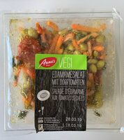Salade d'édamame aux tomates séchées