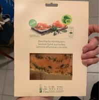 Rauchlachs mit kräutern