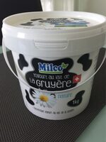 Yogourt nature au lait de la gruyère