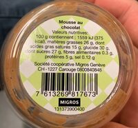 Mousse chocolat