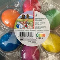 Scweizer Eier Regenbogen