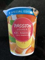 Joghurt limited edition Kaki Mandarine