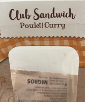 Club Sandwich Curry Poulet