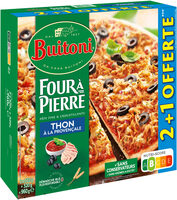 BUITONI FOUR A PIERRE Pizza surgelée Thon à la Provençale2 +1off3x320g