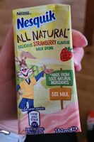 Nesquik all natural strawberry flavour milk drink