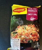 Stir-fry noodles sweet chili
