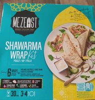Shawarma wrap kit poulet