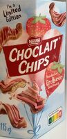 Choclait Chips erdbeer geschmack