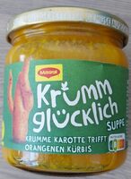 Krumm glücklich Karotte-Kürbis-Suppe