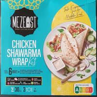 Chicken shawarma wrap kit