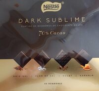 Nestlé Dark sublime 70% cacao