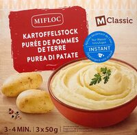 Purée de pommes de terre instantanée au lait