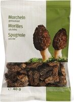 Chapeaux de morilles séchés