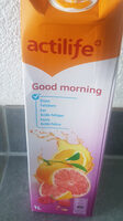 Good Morning Drink with fruit juice and fruit pulp