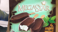 Crèmeglacée à la mente enrobée de chocolat