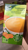 Souppe de carotte avec coco