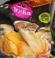 Namaste India Papadum Chips Snack made from Lentils flour