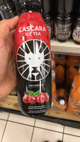 Cascara thé de cerises de café sucré avec du sirop d'agave